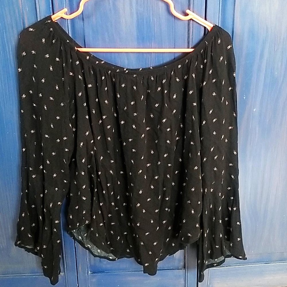 Flared Sleeve Top